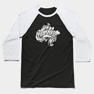 Runhell Smokey White Baseball T-Shirt